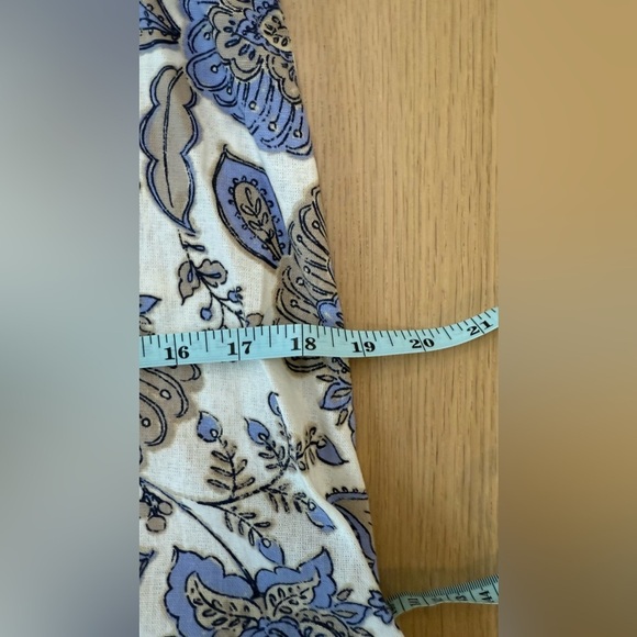 Tommy Hilfiger Women's Ruffled Hem floral Shift  linen Dress size 2 1724 - Picture 8 of 9